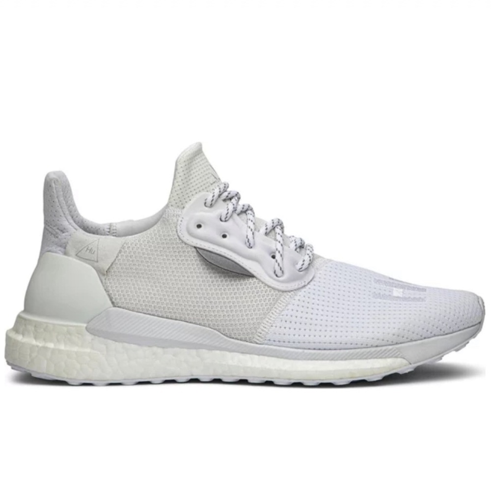 Adidas Pharrell Williams SolarHU PRD white running shoes size 5 men